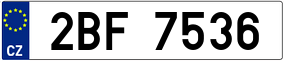 Truck License Plate
